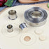 Round Cookie Cutters Set 12 Pieces Bistcuit Cookie Cutters Circle Pastry Cutters Round Donut Ring Molds for Baking for Pastries Doughs Doughnuts...