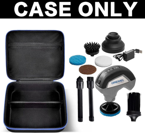 Case for Dremel Versa Power Scrubber Kit Cleaning Tool PC10-07/ PC360-5 Grout Brush, Bathroom Shower Scrub Kitchen & Bathtub Cleaner Holder for Mo...