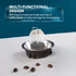 Glass Range Coffee Server For Pour Over Coffee & Tea - 800ml/27oz Ovalware Microwave Safe & Heatproof 2.5mm Thick Glass Body...