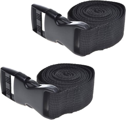Cosmos Pack of 2 Black Color Mattress Backpack Sleeping Bag Straps for Outdoor Activities...