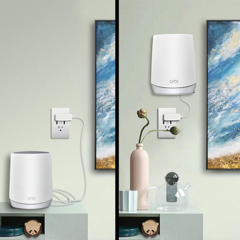 Wall Mount for Netgbear Orbi WiFi 6 Router with Sturdy Metal Stand Compatible Orbi WiFi 6 Router RBK753 RBK852 RBK853 RBS750 RBK752 RBK850 RBS750 ...
