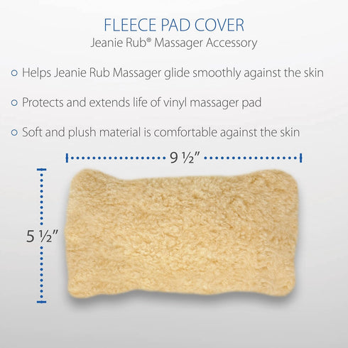 Core Products Fleece Pad Cover for Jeanie Rub Massager...