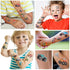 75 PCS Truck Temporary Tattoos for Kids, Groovy Metallic Styles Tattoos for Truck Wheels Birthday Party Supplies Racing Car Checkered Flag Trophy ...