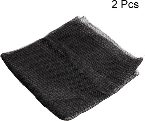 PATIKIL 47.2" x 23.6" Air Conditioner Air Filter Material, 2 Pack Plastic Dustproof Filtering Mesh Screen Replacement for Air Conditioning, Black...