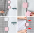 4PCS 5x4.5cm White and Pink Plastic Shower Curtain Clip Wind and Splash Clip Suitable for Fixing Shower Curtains and Bed Linen and Memo Pad...