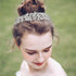 EVER FAITH Women's Austrian Crystal Wedding Flower Cluster Hair Band Clear Silver-Tone...