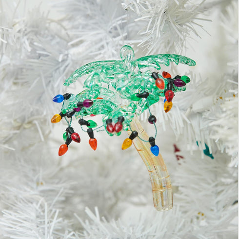 C&F Home Palm Tree with Christmas Lights Beach Coastal Christmas Xmas Ornament Green...