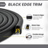 Edge Trim Black Large, Fits Edge 1/4 Inch, Length 10 Feet (3.05 Meter)...