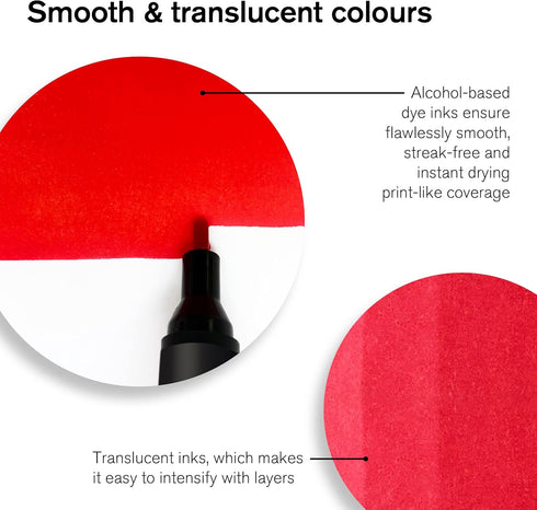 Winsor & Newton ProMarker Set, 6 Count, Red Tones...