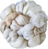 Assorted White Merino Roving Ends & Mixed Fiber Waste - Bulk Top Fiber for Felting, Spinning, Blending & Hand Dyeing...