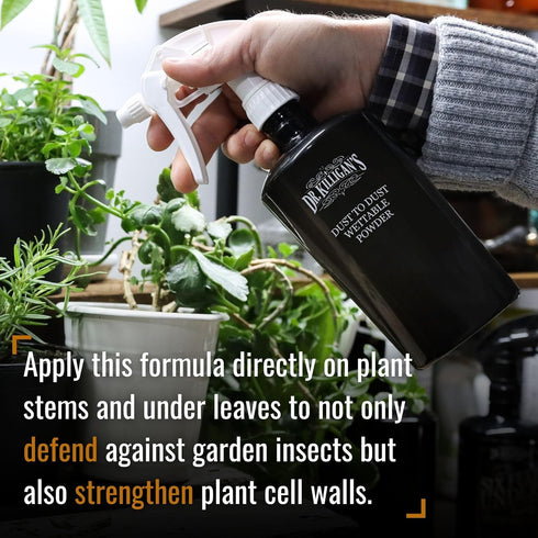 Dr. Killigan's Dust to Dust Insect Powder - Plant-Powered Diatomaceous Earth Alternative - Insect Killer for Indoor & Outdoor Use - Residual Formu...