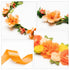 Little Cutie Citrus Maternity Sash Mom to Be & Daddy to Be Corsage Orange Clementine Flower Crown Pregnancy Sash Decoration Autumn Baby Shower Kit...