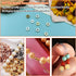 1000Pcs Flat Round Rondelle Spacer Beads for DIY Crafts, 5 Colors Disc Beads for DIY Jewelry Making, Bracelet, Necklace, Earring Crafts...