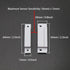 Magnetic Reed Switch NO Surface Mount Wired Door Window Contact Sensor with Cover for Home Security and Burglar Alarm Systems MC-31 5pcs...