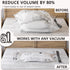 Vacuum Storage Bags (4 Jumbo, 4 Large), Space Saver Bags with Travel Hand Pump, Compression Airtight Sealer Bags for Clothes, Bedding, Pillows, Co...