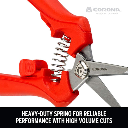 Corona FS 3214D ComfortGEL Leaf & Stem Micro Snips, Pack of 1, Orange...