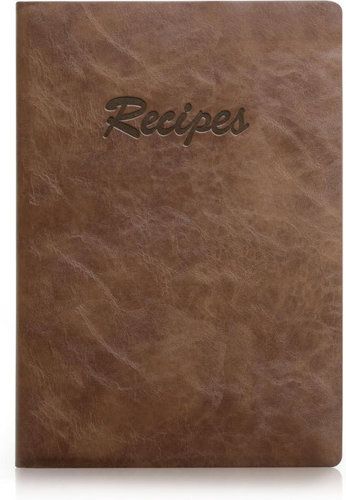 Dahey Recipe Book to Write in Your Own Recipes, Blank Hardcover Cookbook with Pocket, Personalized Family Recipe Journal Notebook to Organize Reci...