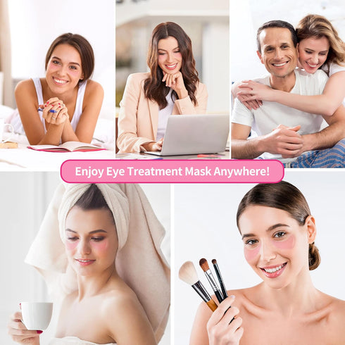 BREYLEE Rose Eye Mask– 60 Pcs - Eye Treatment Mask, Under Eye Bags Treatment, Under Eye Masks for Puffy Eyes, Anti-Aging,Anti-Wrinkle and Fine Lin...