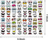 960 Halloween Pieces Stickers Eyes Mouth Cartoon Stickers Labels for Art Craft DIY Scrapbook (Multi-Color)...