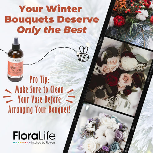 FloraLife Finishing Touch - Hydrating Multi-Nutrient Formula Spray for Fresh-Cut Flowers - 8oz...