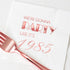 Crisky 40th Birthday Cocktail Napkins Rose Gold for Women 40th Birthday Party Decorations for Cake Dessert Berverage Table, 40th Birthday Party Su...