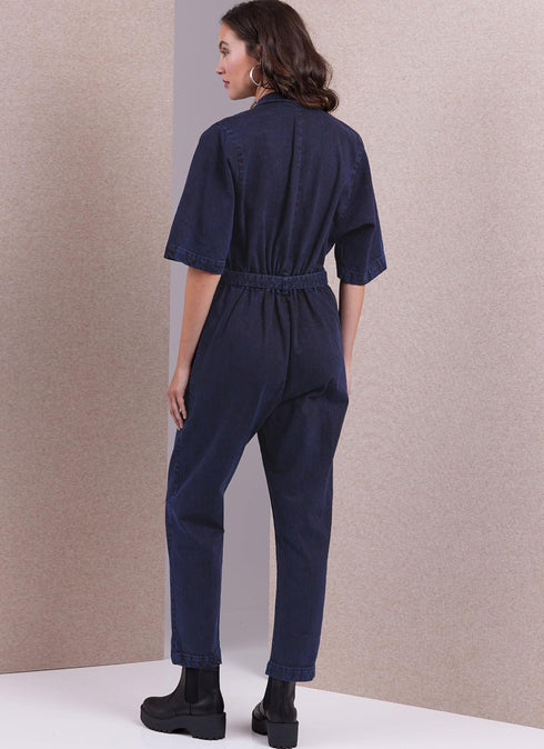 Vogue Misses' Loose Fit Jumpsuit Sewing Pattern Packet, Sizes L-XL-XXL, Multicolor...