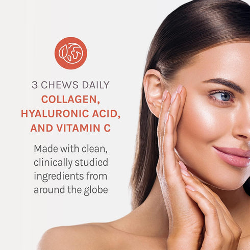 Reserveage Beauty, Collagen Replenish Chews, Supplement for Skin Care and Hair Growth, Supports Collagen and Elastin, Nail Care Supplement, 60 Sof...