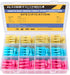 haisstronica 200PCS Heat Shrink Female Spade Connectors,22-10 Gauge Electrical Spade Wire Connectors,Quick Disconnect Wire Connectors,Female Spade...