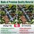 Landscape Staples 6 Inch Garden Stakes Galvanized Garden Staples Pins Anti-Rust Ground Stakes for Weed Barrier, Irrigation Tubing Hose, Yard Lawn ...