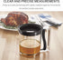Amco 32oz Grease Separator with Bottom Release - Innovative Design for Mess-Free Pouring, Incremental Measurement Markings for Accuracy - Dishwash...