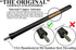 AntennaMastsRus - The Original 6 3/4 Inch is Compatible with Jeep Compass (2007-2017) - Car Wash Proof Short Rubber Antenna - Internal Copper Coil...