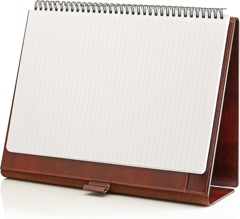 GALLAWAY LEATHER Padfolio Portfolio Folder – Slim Portfolio Folio Organizer Holder for Letter Legal A4 Note Pads Notebooks for Men Women Refillabl...