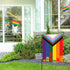 Pride Garden Flag, Rainbow Progress Pride Flags, Double Sided LGBTQ Progress Yard Flag 12x18 Inch for Lesbian Gay Bisexual Pride Month Yard Outdoo...