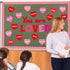 You are Loved Valentine's Day Bulletin Board Valentine's Day Cutouts with Motivational Positive Sayings Bulletin Cardboar for Classroom School Nur...