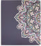 Vera Bradley Hardcover 3 Ring Binder, 1 Inch Round Rings with Interior Pockets, Bonbon Medallion...