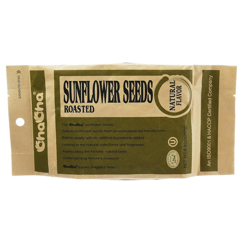 ChaCha Sunflower Roasted & Salted Seeds All Natural Flavor 8.82 Oz z (Pack of 1)...