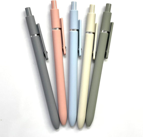 sencoo 5 pack Erasable Blue Gel Pens Quick Dry Ink Pens Fine Point Retractable Roller Ball Pens 0.5 mm Smooth Writing Pens Cute Pens for School Of...