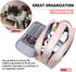 Travel-Accessories Makeup Bag for Women,Water Resistant Toiletry-Bag-For-Travel-Essentials,Dorm Room Essentials,Eco Leather Cosmetic Bag for Full ...