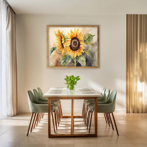 Posterizer 1 pcs-floral- plants design for nature lovers-oil painting style 7-Floral & Botanical Art-Landscape & Nature Art-Decor for Home & Offic...