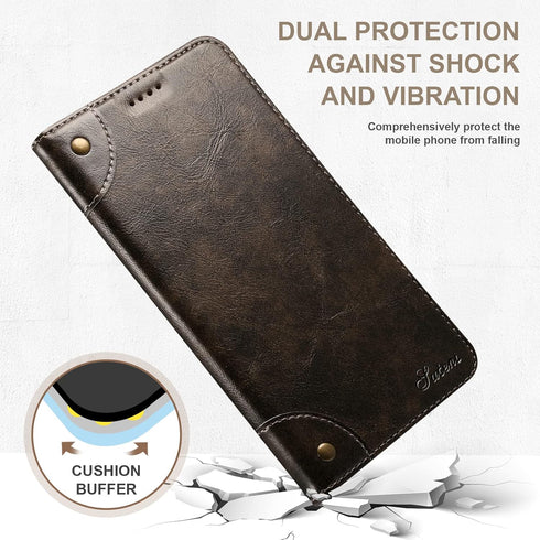 SINIANL Compatible with iPhone 15 Pro Case Wallet, for iPhone 15 Pro Wallet Case with Magnetic Kickstand Credit Card Holder Leather Folio Case Fli...