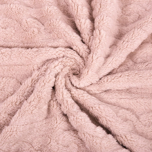 HOMRITAR Baby Blanket for Girls Toddlers 3D Fleece Fluffy Fuzzy Blanket for Baby, Soft Warm Cozy Fleece Blanket, Infant or Newborn Receiving Blank...