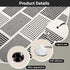 Gartful 12 Sheet Black Rhinestone Stickers - Round, 2790 PCS Self Adhesive Gem Sticker, Sticky Crystal Jewelry Gemstone for DIY Arts Crafts, Scrap...