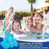 50 Pack Pool Skimmer Socks,Blue Pool Filter Socks for Skimmer Basket for Above Ground and Inground Pool Fine Mesh Screen Pool Skimmer Scum Socks S...