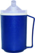 Rehabilitation Advantage Insulated Blue Mug with White Snorkel Lid, Non-Weighted...