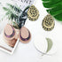 AOUXSEEM 181 Pcs Faux Leather Earrings DIY Making Kit, Contains 60 Pre Cut Metallic Vinyl and Leopard Printed Fabric Earring Pieces,60 Earring Hoo...