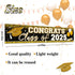 2025 Graduation Decorations Gold Class of 2025 Banner Large Congrats Grad Graduation 2025 Yard Signs for Graduate Party Supplies (Gold)...