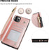 Bocasal Wallet Case for iPhone 11 Pro Max with 3 Card Slots Cash Holder Zipper Design Premium PU Leather Sturdy Magnetic Closure 6.5 Inch(Rose Gol...