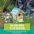 Beetle & Bee Build A Bird Bungalow - DIY Kid Art Craft Outdoor Birdhouse Kit, House Painting Kit for Kids, Hardware Glue Included- 4 Paints, 1 Bru...