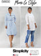 Simplicity Women's Shirt Dress Sewing Patterns by Mimi G Style, Sizes 16-24...
