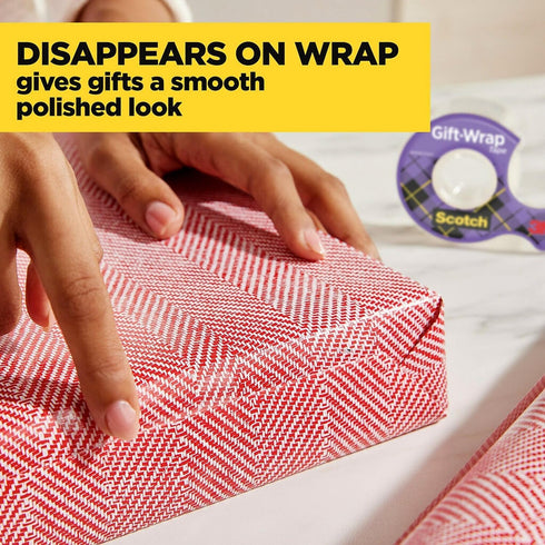 Gift Wrap Tape with Dispenser, 3/4 x 23.61 yds....